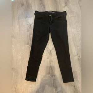 American Eagle Black Midrise Jegging Jeans